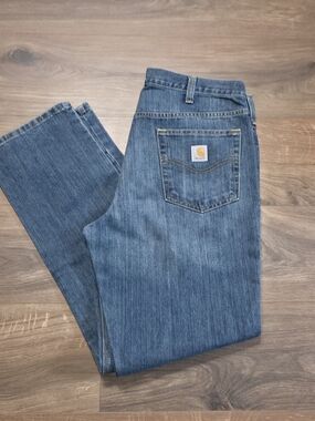 Carhartt Men's Medium Blue Relaxed Fit Jeans 36x32